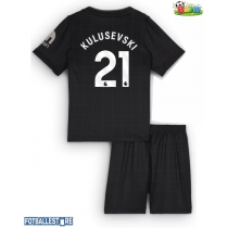 Tottenham Hotspur Dejan Kulusevski #21 Bortedraktsett Barn 2025-26 Kortermet (+ Korte bukser)